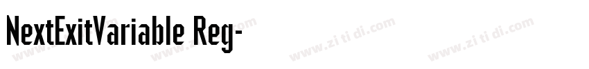 NextExitVariable Reg字体转换 NextExitVariable Reg字体转换